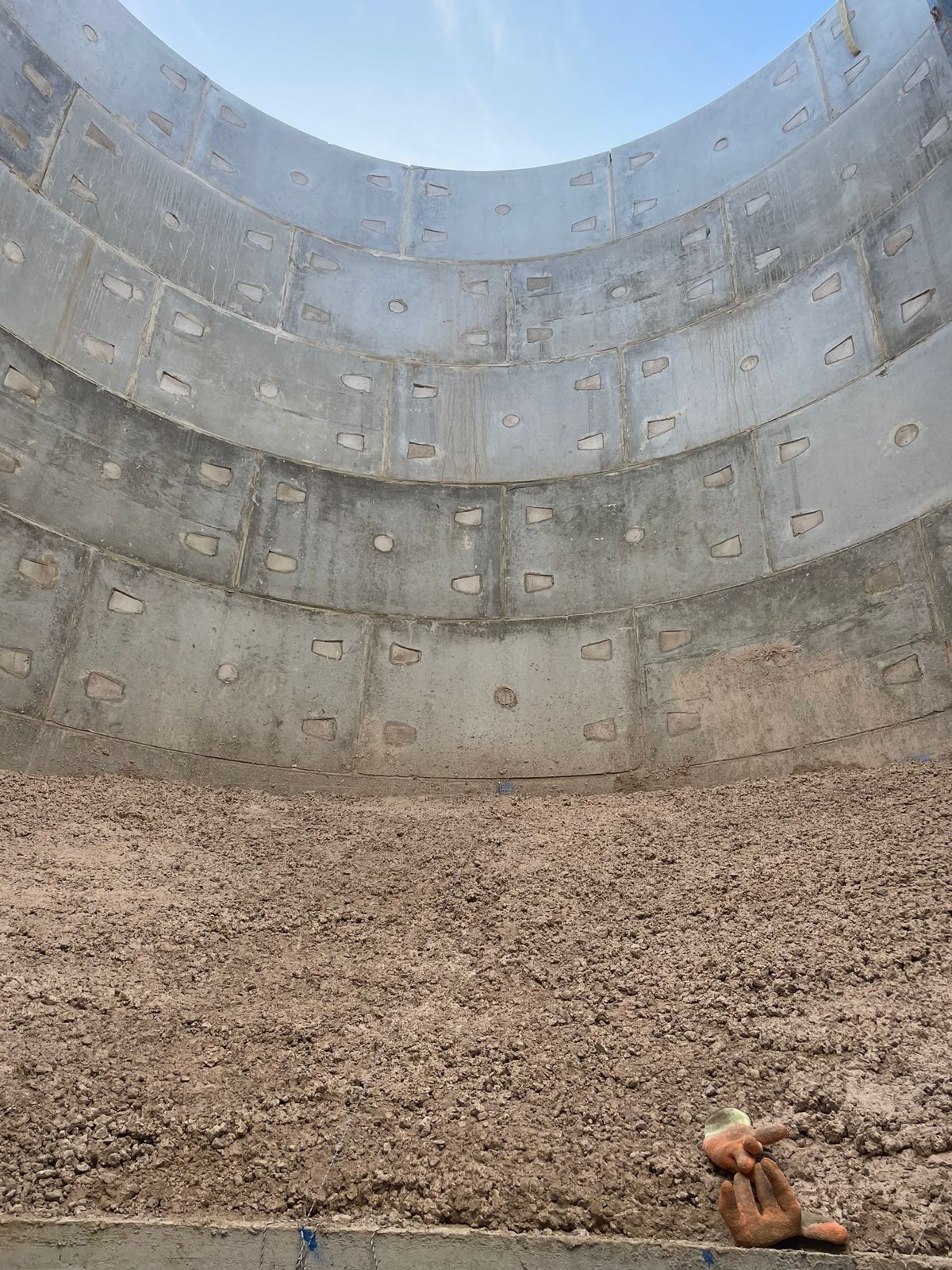 Crick Road shaft construction